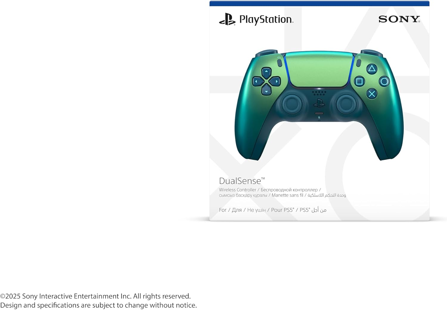 Sony DualSense Wireless Controller For PlayStation 5 | Chroma Teal Sony DualSense Wireless Controller For PlayStation 5 | Chroma Teal